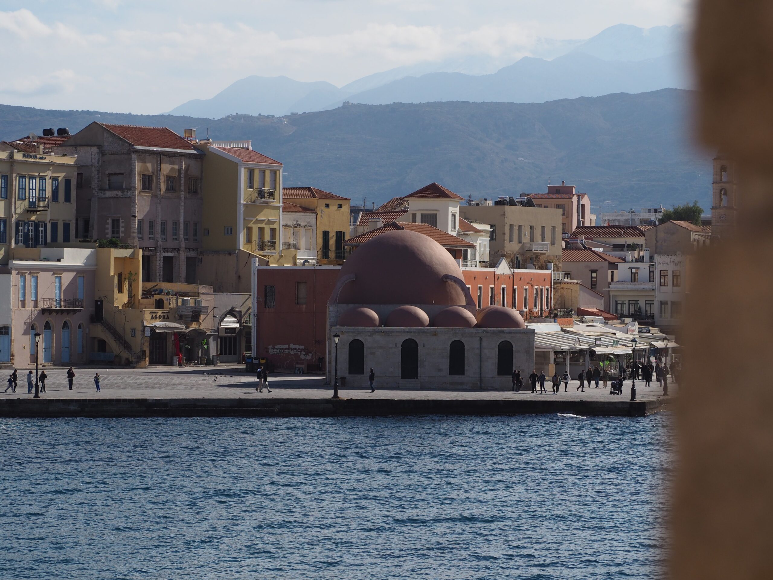 Kucuk Hasan mosque Chania harbour