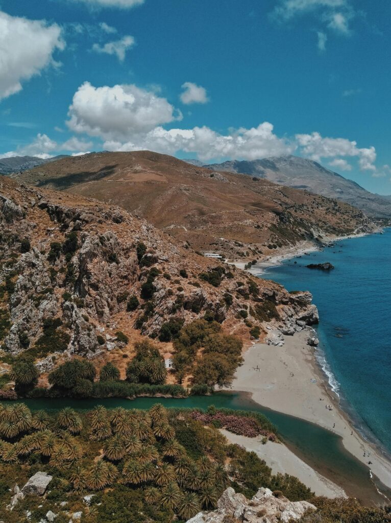 Preveli palm beach Crete river